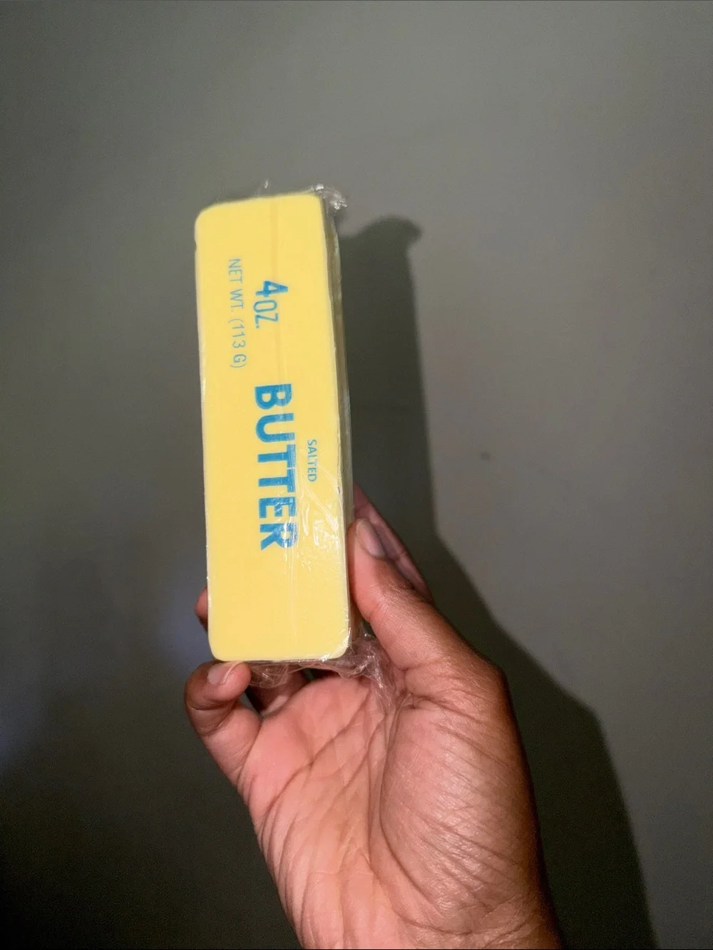 4oz Salted butter squishy learning toy